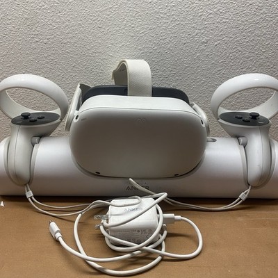 Meta Quest 2 Virtual Reality Headset with Controllers, Case, Docking Charger