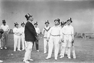 The captains from cricket teams of Rotary Club of Wood Green W- 1930s Old Photo