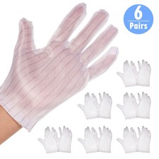 6 Pairs Darkroom Anti-Static Dust-Proof Gloves Photo Film Developing Processing