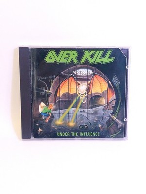  *RARE 1st Press* Overkill - Under The Influence CD Album 1988 781 865-2 Metal