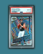 2024 Panini Illusions - Shining Stars Caleb Williams #1 (RC) PSA 10 Low Pop 🔥🔥
