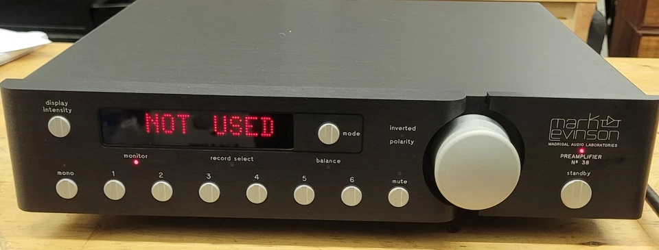 Mark Levinson Nº 38 Preamplificador Unidad de Control Estéreo de Alta Gama Probado para Audiófilos Foto 2 de 4