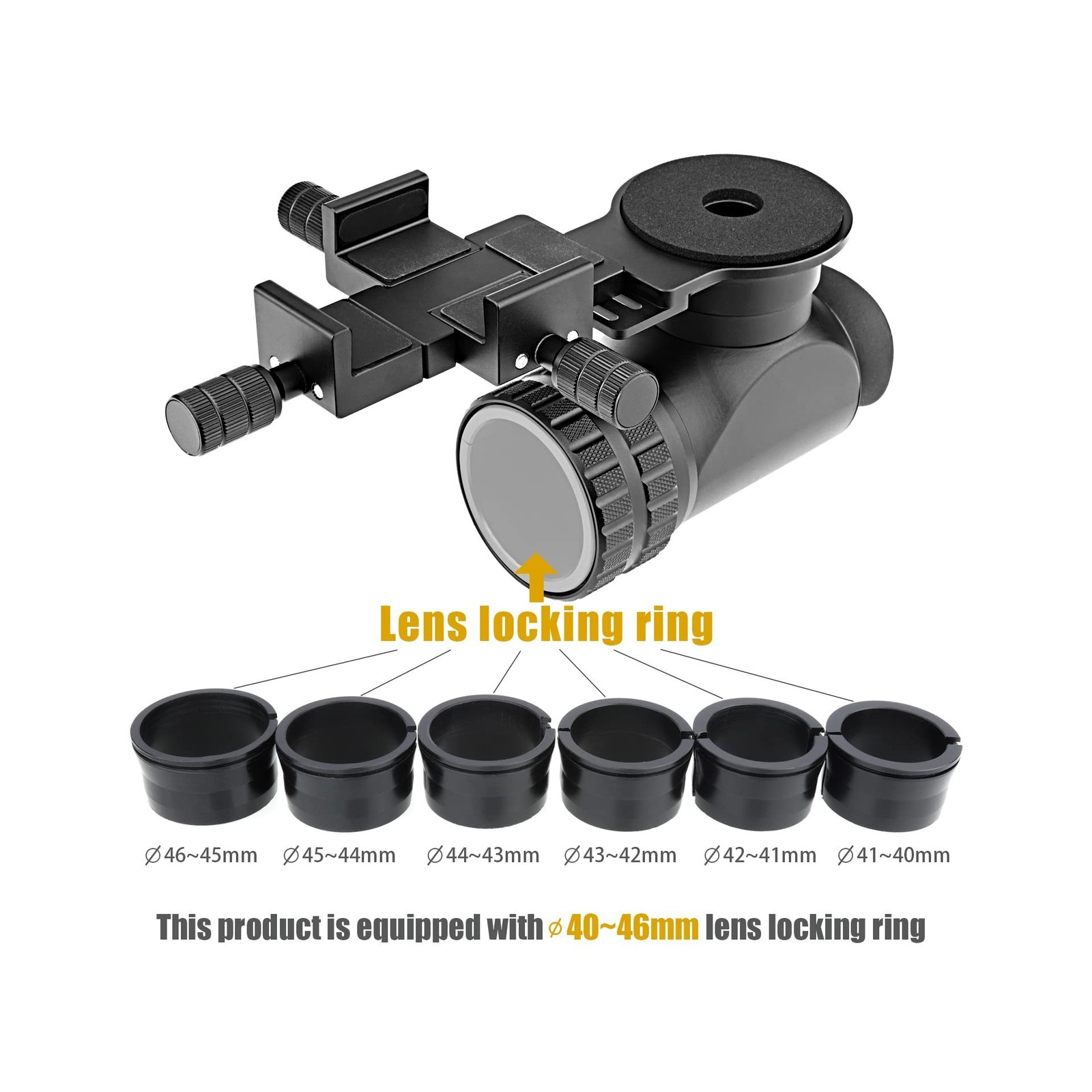 Scope Side Camera Adapter Bracket - to Be Used with Phone - for Outdoor Scenes