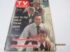 1960 BONANZA TV GUIDE   JUNE 25  FIDEL CASTRO HUCKLEBERRY HOUND  AS IS CLEVELAND