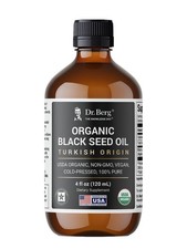 Black Seed Oil Organic Cold Pressed   Pure 4 Fl Oz Pack of 1 