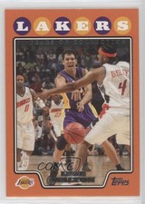 2008-09 Topps Orange Border 265/1199 Luke Walton #144 00am