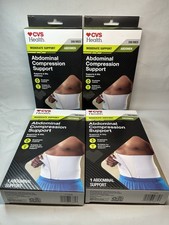 CVS Health abdominal compression support Moderate Support Size SM/MED Lot Of 9 