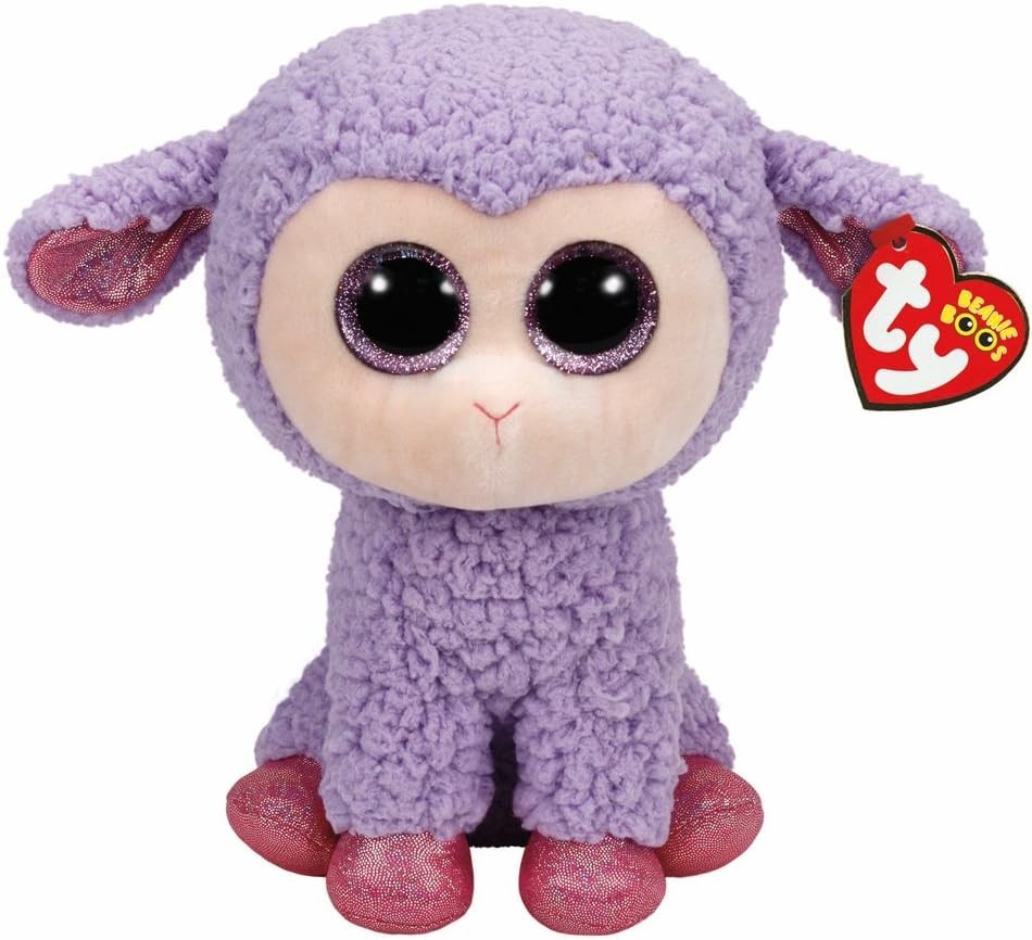 TY Beanie Boo Lavender Sheep Medium 37048 9"" TALL ****NEW