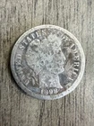 BARBER SILVER DIME/ CIRCULATED/ Pre1900/ USA