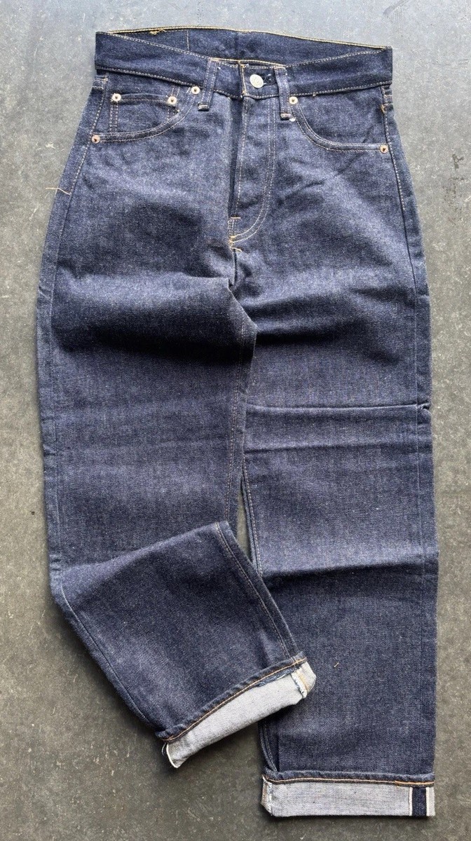 Original DEADSTOCK 60s Big E Levi's 501 Redline Selvedge Button