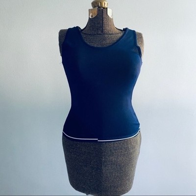 Versus Versace navy sheer tank