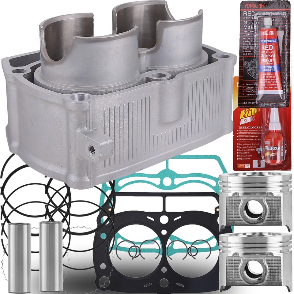 Top End Rebuild Kit Cylinder Gasket Piston For Polaris Ranger 700 4x4 2007-2009 Foto 4 de 4