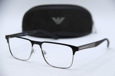 NEW EMPORIO ARMANI EA 1061 3001 BLACK GUNMETAL AUTHENTIC FRAMES EYEGLASSES 55-17