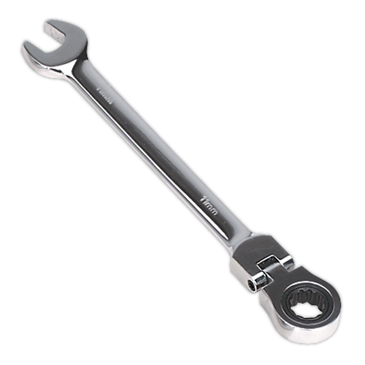 FHRCW11 Sealey 11mm Flexi-Head Ratchet Combination Spanner 11mm [Spanners]