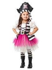 Posh Little Pirate Girl Costume for Toddlers
