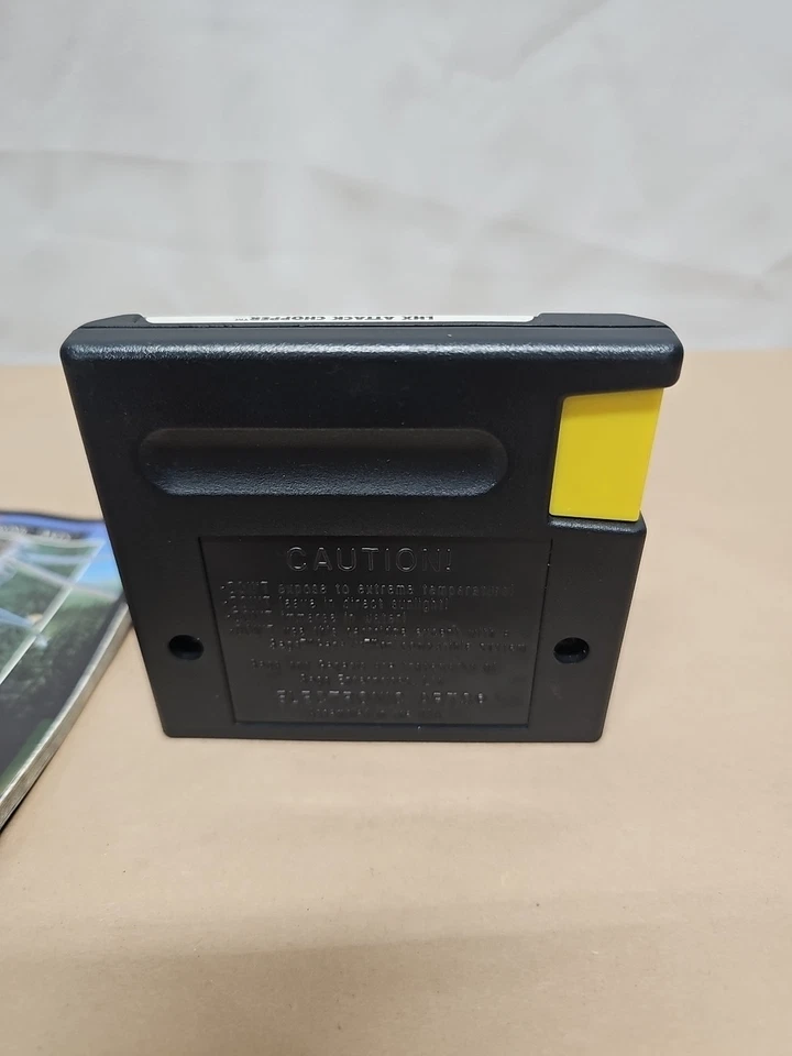 LHX Attack Chopper Game For Sega Genesis Cartridge And Manual - Image 4 of 4