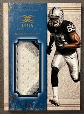Amari Cooper 2015 Topps Definitive Collection RC Jumbo Patch Blue #JPC-AC /25