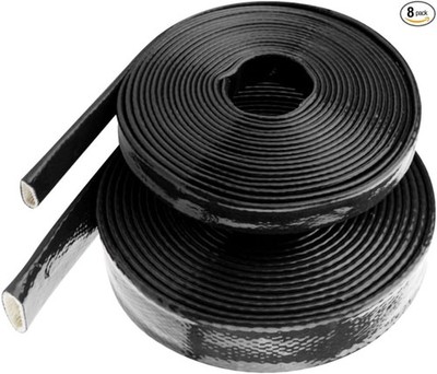 Insulation Heat Shielded Fire Thermo Armor Fire S Color: BlackSize: 1/2 ID X 5