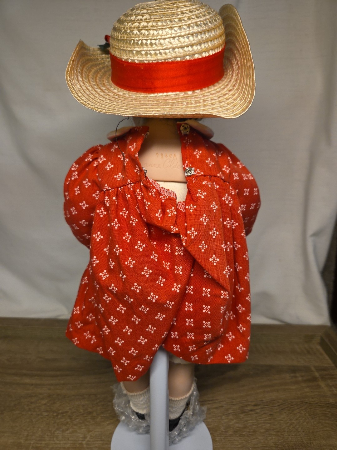Maryanne Oldenburg 16" Doll "Janey" with Hat Shoes and Stand