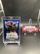 2023 Panini Chrome Hulk Hogan Blue Auto /49 TB-HHG