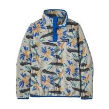 Patagonia Women's Micro D Snap-T Fleece Pullover, Faria Multi/Dyno White, Medium