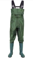 Fishing Chest Waders Fly Hunting Waterproof Stocking One Piece Pants with Boots
