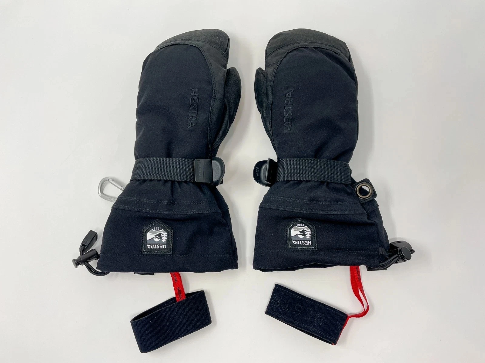 NEW! Hestra Army Leather Extreme Ski Snowboard Unisex Mittens Black, 6 - X-Small