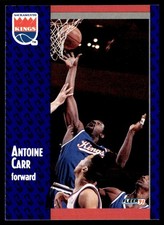 1991-92 Fleer Antoine Carr Sacramento Kings #174