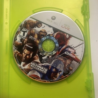 XBOX 360: MARVEL ULTIMATE ALLIANCE DISC ONLY TESTED FREE SHIPPING!!