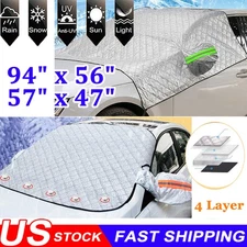 Car Windshield Snow Cover Protection Winter Ice Frost Guard UV Sunshade Cover