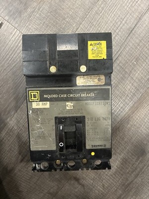 Square D FA34030 Circuit Breaker 30A 480V 3P