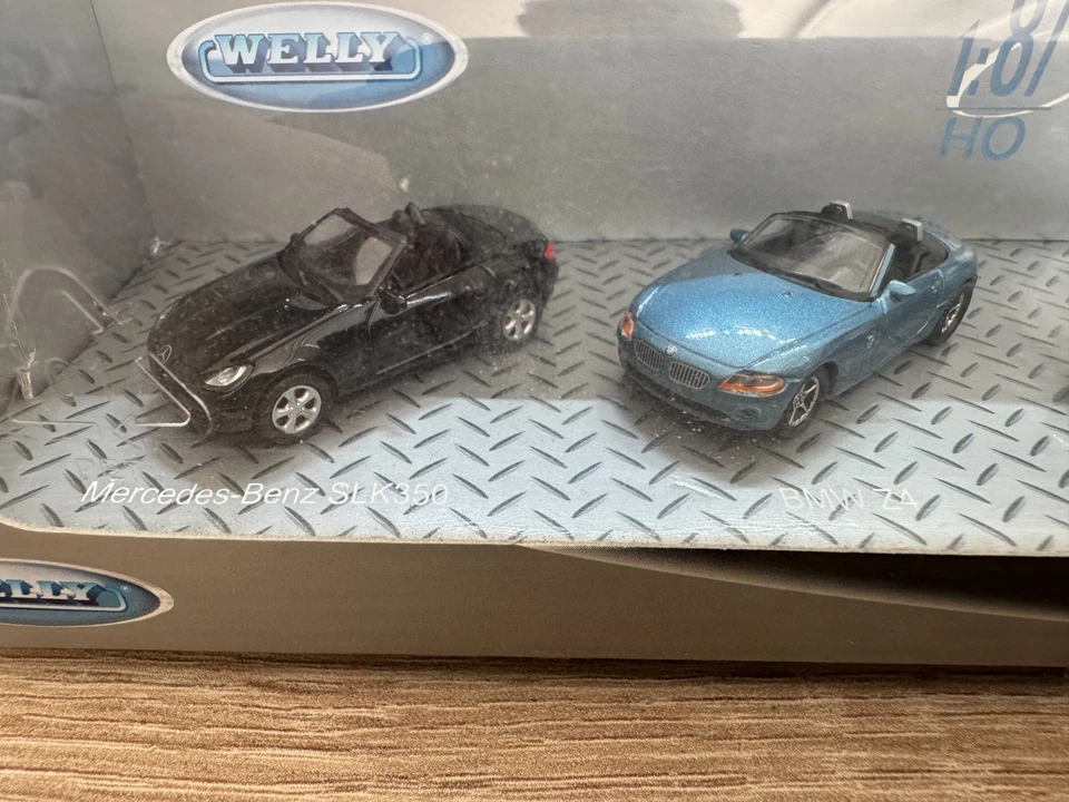 WELLY 310042 Premium Collection 1:87 Cabrios 4 Parti Set Condizione come Nuovo - Immagine 2 di 3