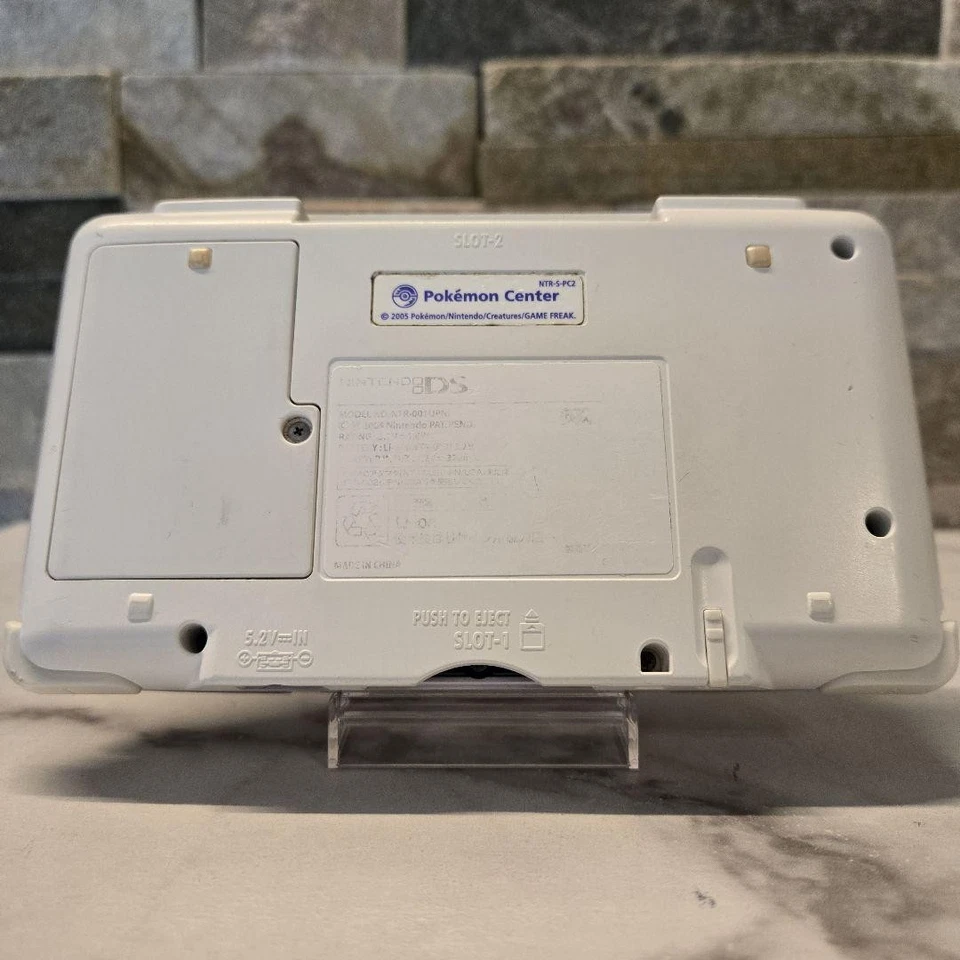 Nintendo DS Mew Edition Pokemon Center Limited Console Rare Tested Japan #70 - Image 3 of 4