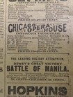 JAN 5, 1899  NEWSPAPER PAGE #2923- ED RENO MAGICIAN, CHICAGO OPERA HOUSE LIVE  — photo 1