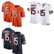 Rome #15 Odunze MEN Stitched Jersey Navy/White/Orange S-3XL