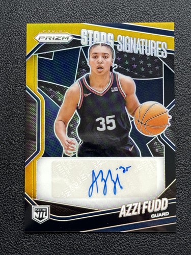 2025-26 Panini Prizm Stars Signatures 5/5 Black Gold Auto Azzi Fudd PSS-AZZ NIL