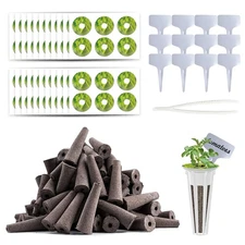 253 Pack Hydroponic Pods Supplies for Aerogarden Pods, Grow Sponges for Hydro...