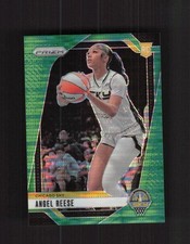 2024 Panini Prizm WNBA #10 Angel Reese Green Pulsar Prizms #/25