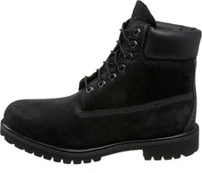 Men's Timberland 6 In Premium Boot Black Nubuck 92557 