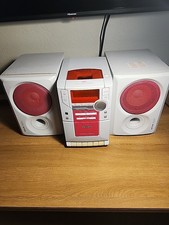 VINTAGE PINK   2002 PHILIPS AM-FM Radio/CD/Cassette