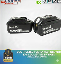 Makita BL1850B-2 18V 5.0Ah Lithium-Ion Battery - Black 2-Pack 