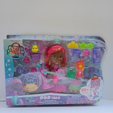 Disney Ariel Deluxe Pop Tails Sea Beat Figure Set, 26 Piece Set Toddler Toys