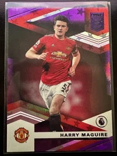 2020-21 Panini Chronicles Donruss Elite Harry Maguire #19 Purple Astro