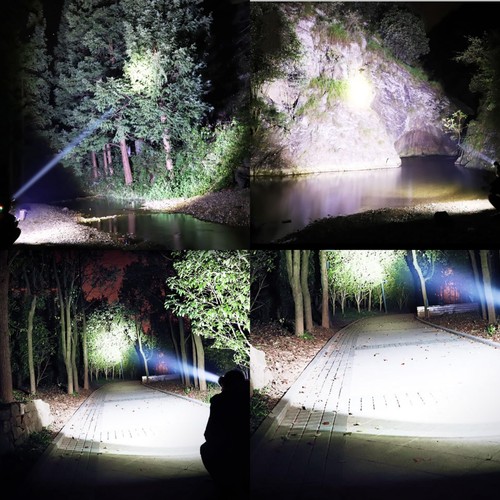 Linterna frontal LED recargable Impermeable Superbrillante 2000 Lumen Linterna - Imagen 7 de 9