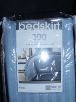Jc Penney Bedskirt King Classic Stripe Blue 300 Thread Count Jcp.com Nla Jc Penney Bedskirt King Classic Stripe Blue 300 Thread Count Jcp.com Nla