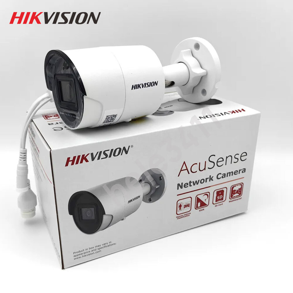 Hikvision 4K 8MP Bullet IP Camera AcuSense IR40M PoE H.265+ IP67 DS-2CD2083G2-I