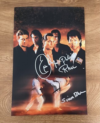 * BEST OF THE BEST * signed 12x18 poster * ERIC ROBERTS, SIMON & PHILLIP RHEE *