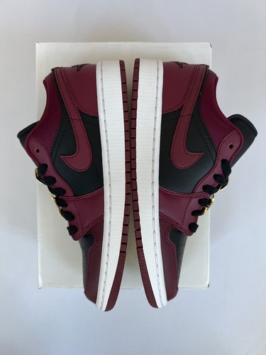 Nike Air Jordan 1 Low SE dunkelrote Rote Beete kastanienbraun schwarz Damenschuh DB6491-600 7,5 - Bild 3 von 5