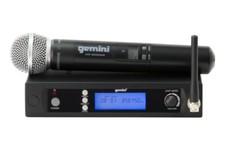 GEMINI UHF-6100M SINGLE WIRELESS HANDHELD MICROPHONE SYSTEM