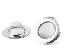 4-Pack 4.5" Sink Strainer Set – Stainless Steel Kitchen Drain Filter Catchers